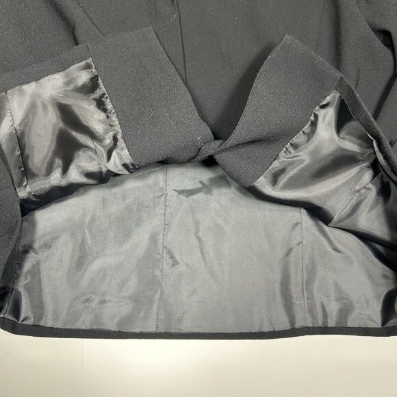 Urban Works Women 2pc Black Button Up Pants Suit Set Blazer 14 Pants 12 Lined - Picture 4 of 12